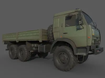 Kamaz 5350 Cargo 3D model