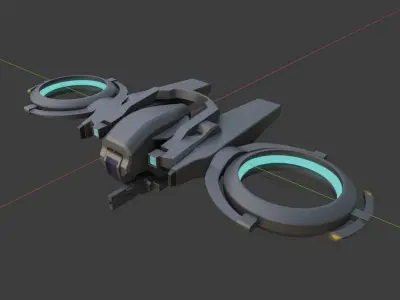 Falcon Drone 3D model