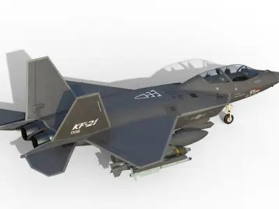 KAI KF-21 Boramae 3D model