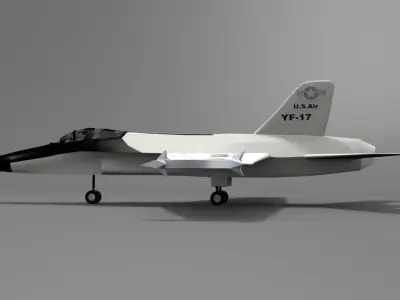 Northrop YF 17 Cobra Low-poly 3D model