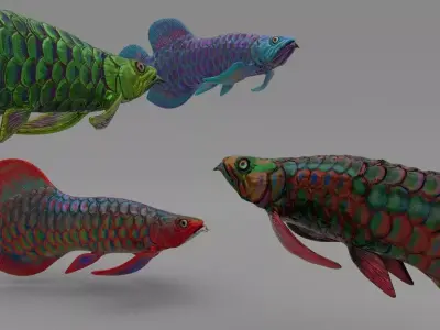 Dragon  Fish 3D model