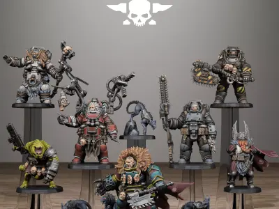 Techno Savages Vernaxers 3D print model