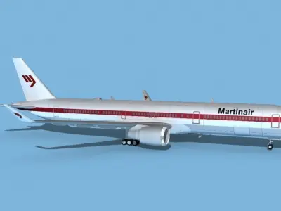 Boeing 767-400 Martinair 3D model