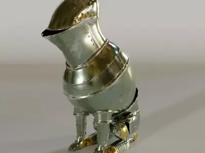 Dog Armor Medium Poly High Res Textures 3D model