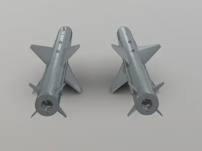 CM-802AKG - C-802AK Air Launched Cruise Missiles 3D model