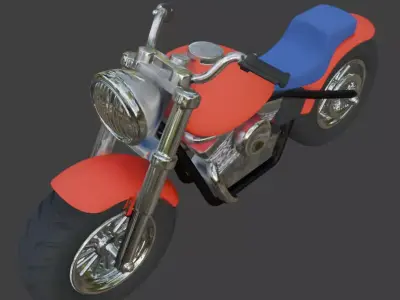 Motorcycle 3D Model 3D model get