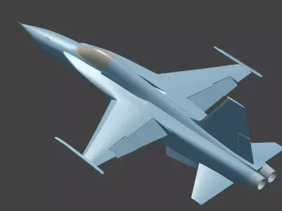 F-5s SuperTiger 3D print model
