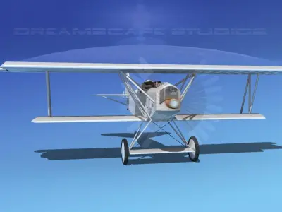 Fokker D-VII V00 3D model
