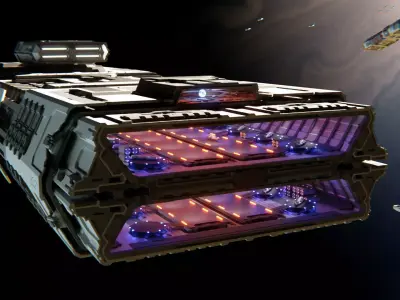 Space Carrier 3D model