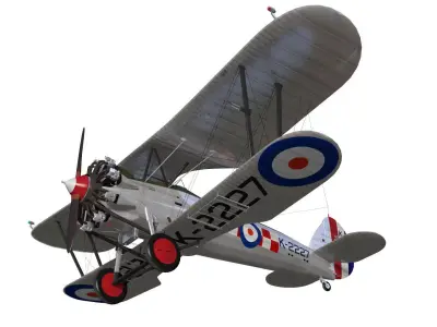 Bristol Bulldog Mk-IIa 3D model