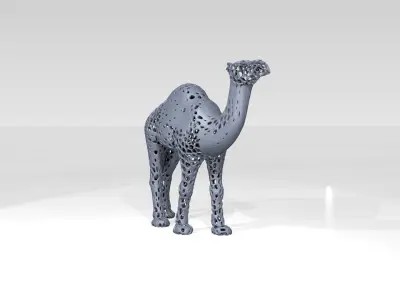 Dromedary Voronoi 3D model