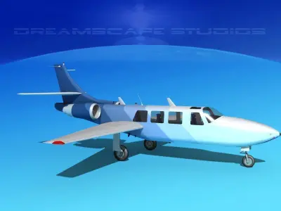 Piper Aerostar FJ-100 Fanjet V03 3D model