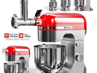 Modern Mixer Machine 3D model