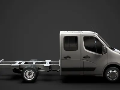 Opel Movano CrewCab DW E20 Chassis 2020 3D model
