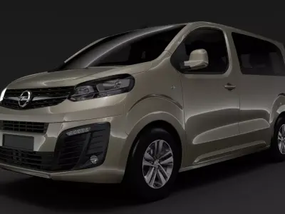 Opel Zafira Life L1 2020 3D model