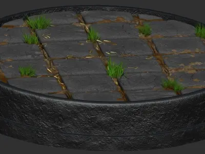 Two military bases 3D print model