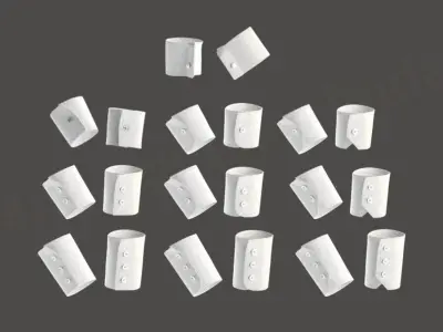 Part 5 - 3D Shirt Puzzle Configurator - CUFFS 3D model