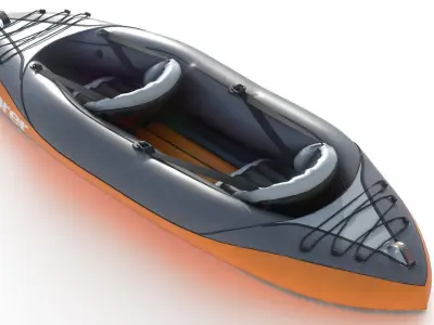 KAYAK explorer inflatable with two seats 3D model