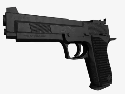 Pindad G2 Elite Low-poly 3D model