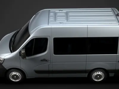 Renault Master L1H2 WindowVan 2020 3D model