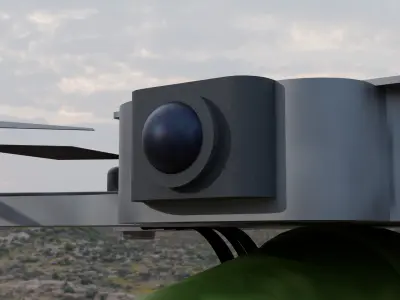 FPV Kamikaze Drone 3D model