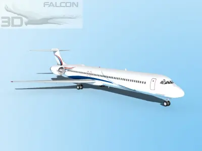 Falcon3D MD-80 Corporate 2 3D model