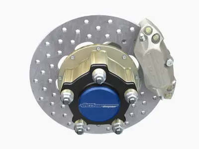 Mark Williams Brake Disc Low-poly 3D model