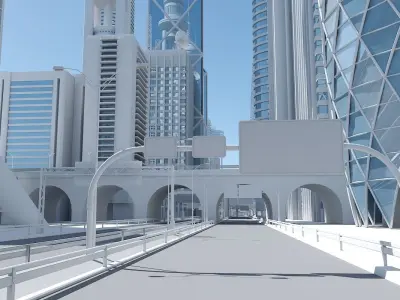 High Definition City 3D model