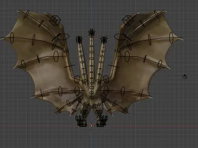 King Ghidorah Free Model Free low-poly 3D model