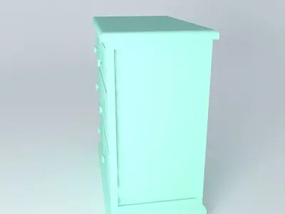 Dresser box Free 3D model
