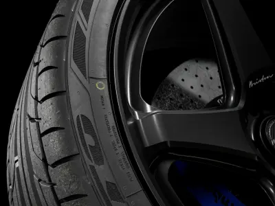 Nitto NT555 G2 265 35 ZR22 102W 3D model