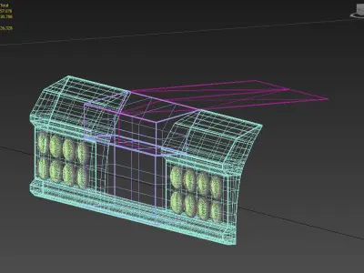 Truck backbumper 3D model