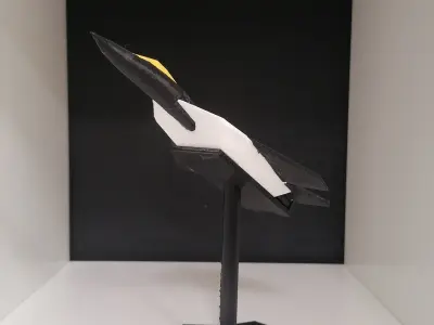 Russian fighter aircraft Sukhoi Su-57 Free 3D print model