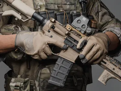 PIG FDT DELTA GLOVES Low-poly 3D model