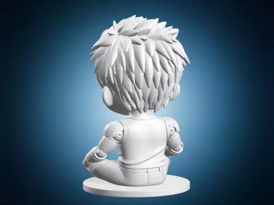 One Punch Man Miniature 3D print model