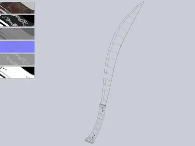 Gore bolo Low-poly 3D model