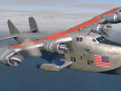 Yankee Clipper Flying Boat 3D model