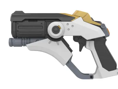 Mercy Blaster 3 Skins - Overwatch - Commercial - STL 3D print model