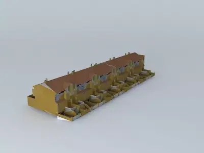 Duplex odd C / Río Mula apartaments Free 3D model