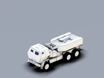 High Mobility Artillery Rocket System 3D print model