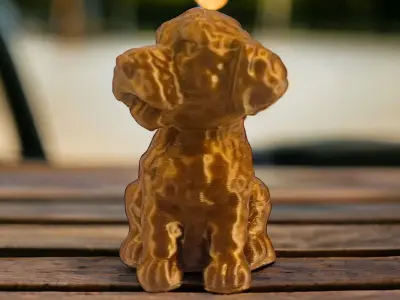 MICRO DOG EPAGNEUL BRETON 30MM Free 3D print model