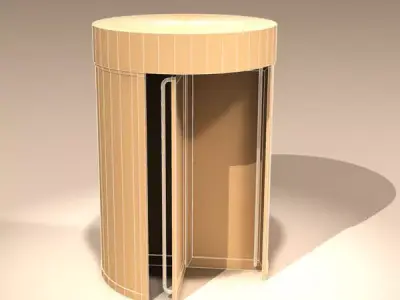 Revolving door 3D model
