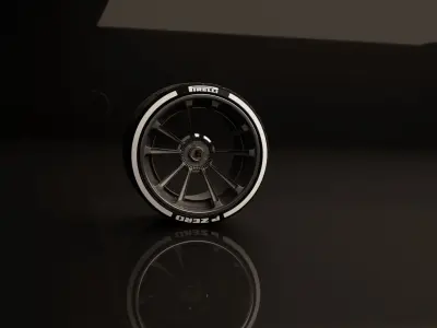 JRC RACING 2 Limited Edition With PIRELLI Tire 3D model