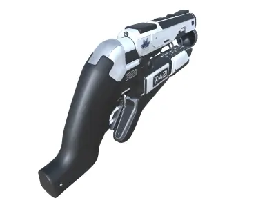 50-EnergyGun-gun model 3d game ready model Low-poly 3D model Low-poly 3D model