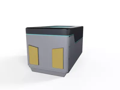 Sci-Fi Storage Loot Crate 03 - PBR Game Ready 3D model