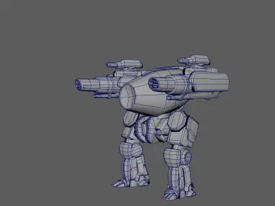 War Bots With Animation s Low-poly 3D model
