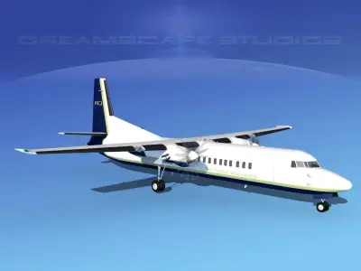 Fokker F-60 Air Charter Intl 3D model
