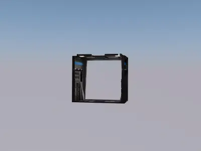 Sci Fi Corridor 3D model 181