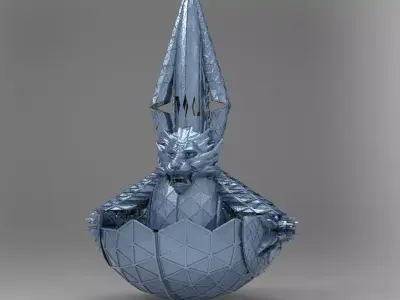 Leopard dome shard Tower 3D model