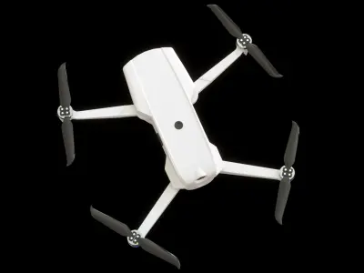 drone model dji phantom quadcopter 3D model